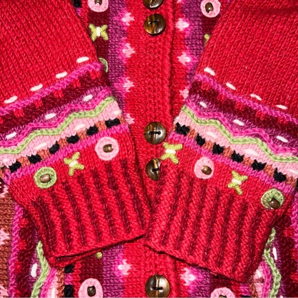 Newari Handcrafted in Nepal by Icelandic design
Cardigan Sweater - Small - Picture 5 of 10